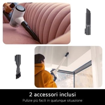 2 accessori inclusi aspirapolvere A9C-AIR1E